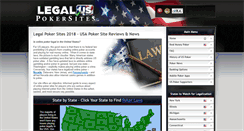 Desktop Screenshot of legaluspokersites.com