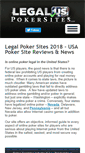 Mobile Screenshot of legaluspokersites.com